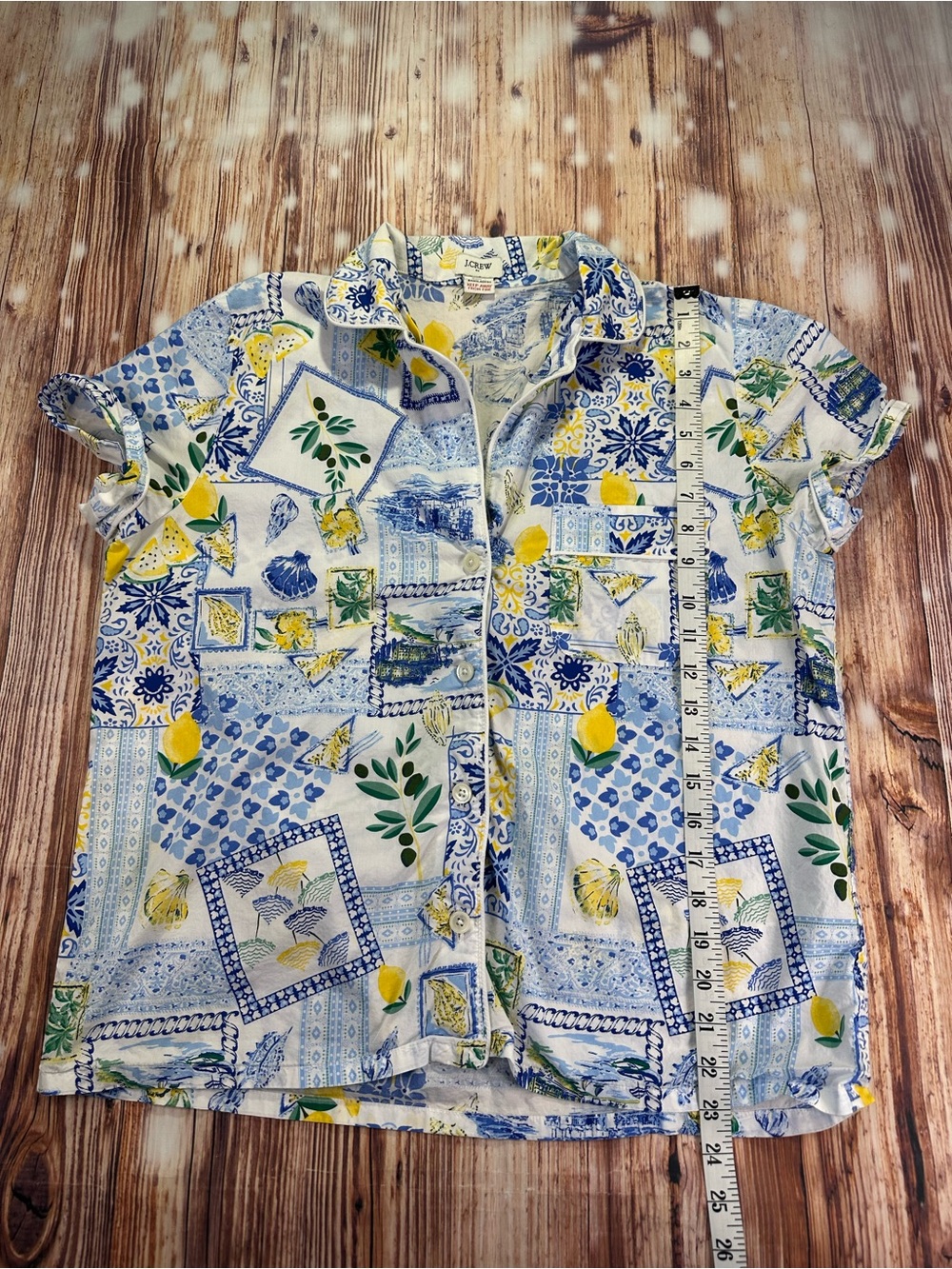 J.Crew Factory Women’s Cotton Short Pajama Set Size Medium - Picture 8 of 13